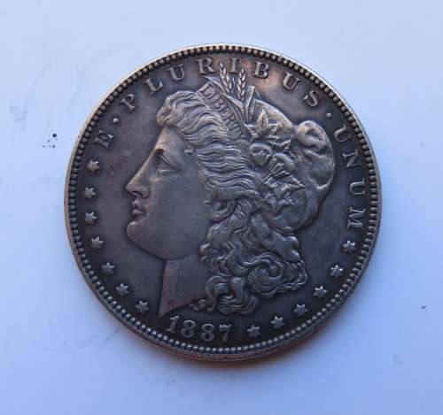 1887 USA  Silver Morgan dollar