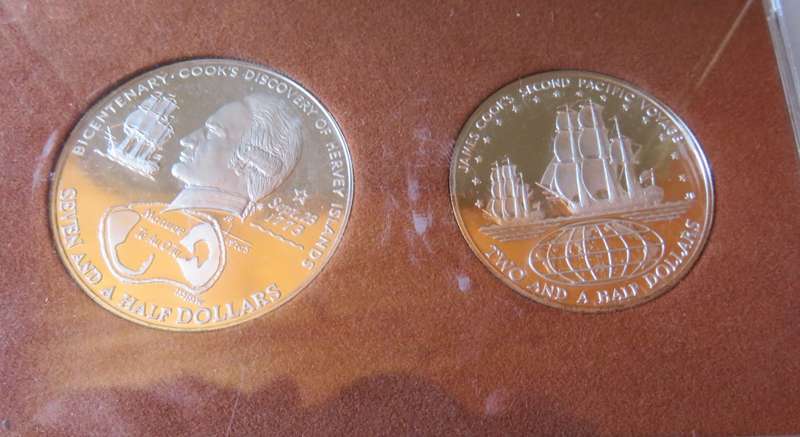 1974 Cook Islands sterling silver proof set 61.2g