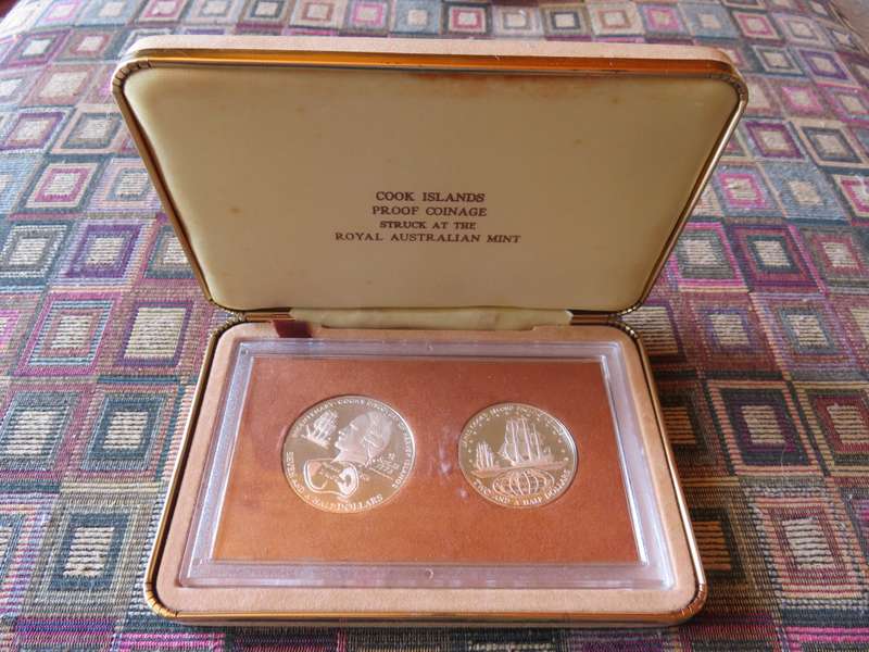 1974 Cook Islands sterling silver proof set 61.2g