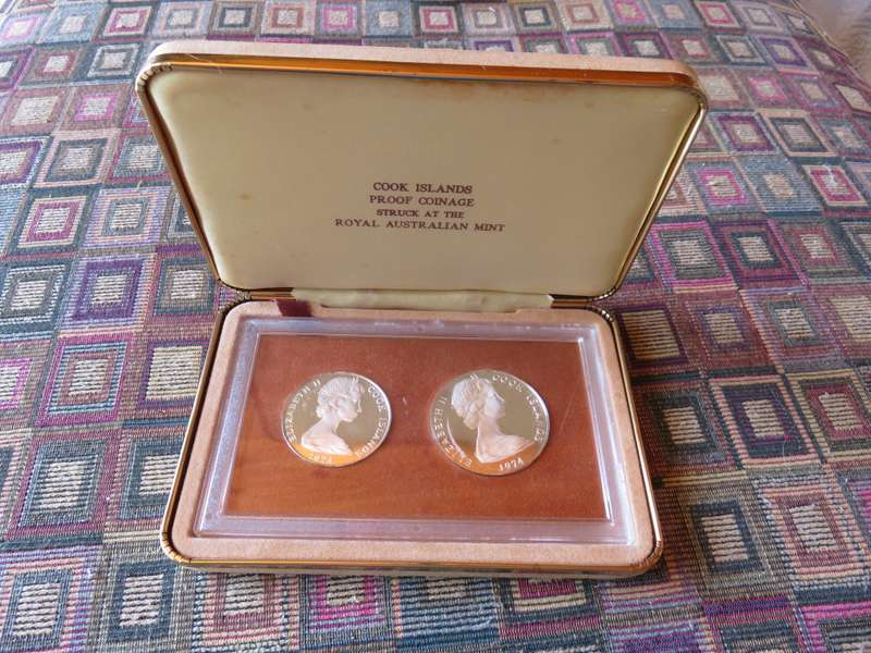 1974 Cook Islands sterling silver proof set 61.2g
