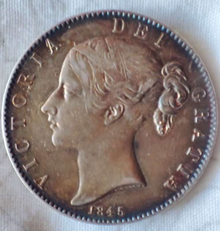 1845 Great Britain crown