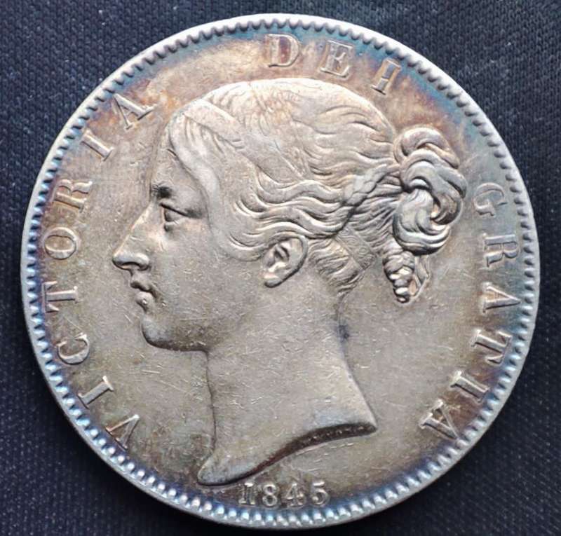 1845 Great Britain crown