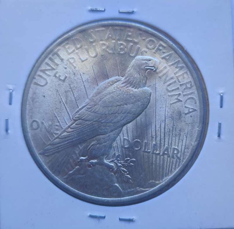 1922  Silver USA peace dollar