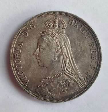 1890 Great Britain Silver Crown