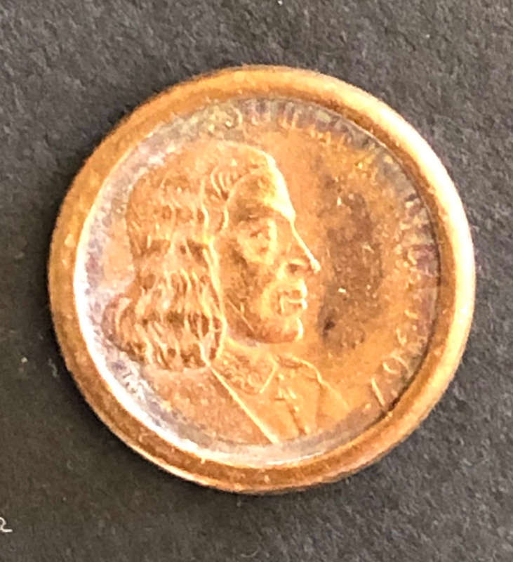 SPECTACULAR MINT ERROR - DIE CAP ON 1967 1c!