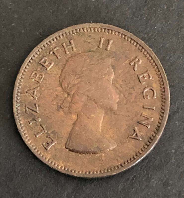 MINT ERROR - 1954 1D WITH SCRATCHED DIE ERROR
