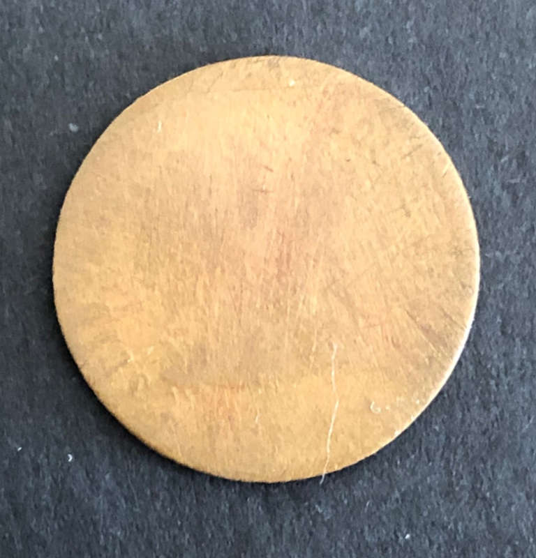 UNIFACE 1c COIN - OBSERVE VISIBLE - REVERSE BLANK!