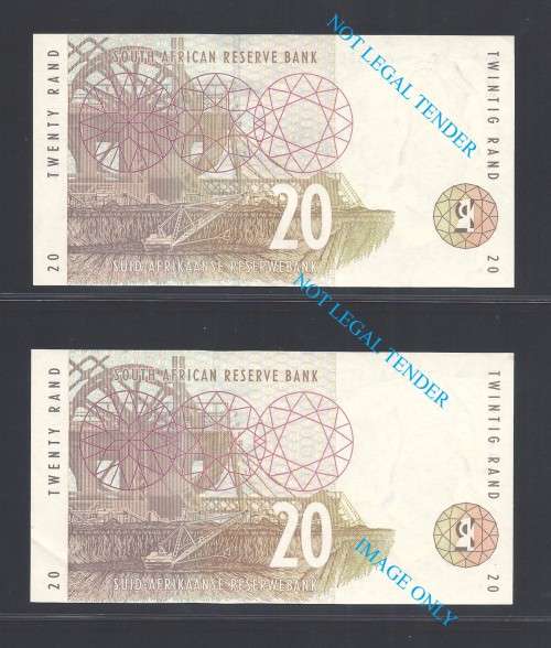 RSA 1999 TT Mboweni First Issue R20 AA and AB prefixes!