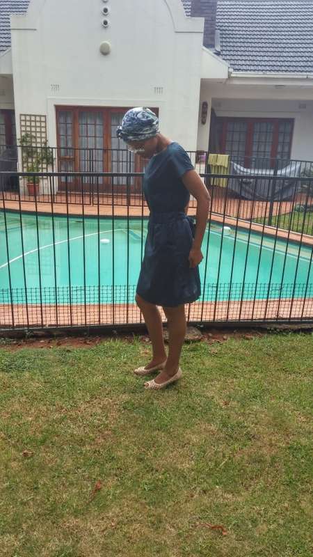 Beautiful Casual Navy Dress - medium