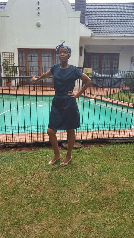 Beautiful Casual Navy Dress - medium