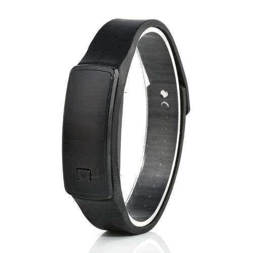 Fashion Digital LED Sports Wrist Watch Unisex Silicone Band