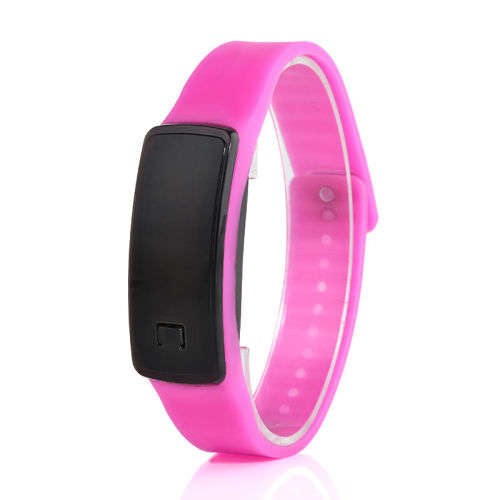 Fashion Digital LED Sports Wrist Watch Unisex Silicone Band