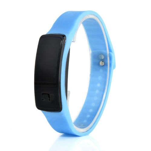 Fashion Digital LED Sports Wrist Watch Unisex Silicone Band