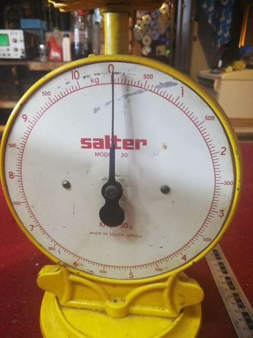 Beautiful Vintage Cast Iron Salter Scale