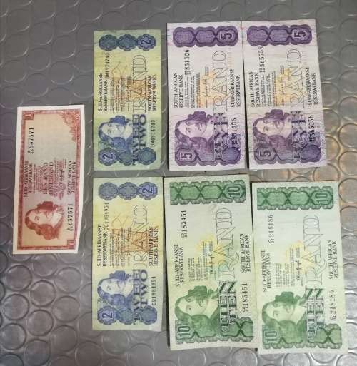 Old south African Bank Notes