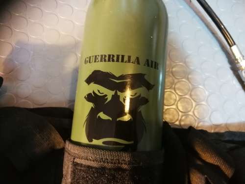 GXG Gen X Global 5 Pod Pouch and Heavy Duty Remote Thick Coiled Hose and Guerilla air tank