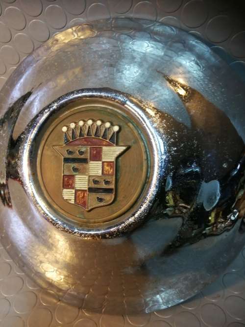 Rare Vintage Cadillac hubcap for your mancave
