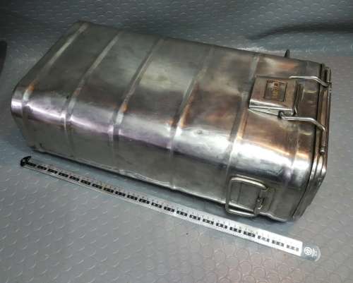 Vintage stainless steel Calorinox Military Hotbox 550mm high