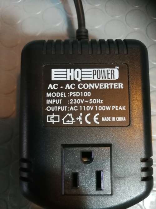 AC Converter 230V -110V (Good as new)