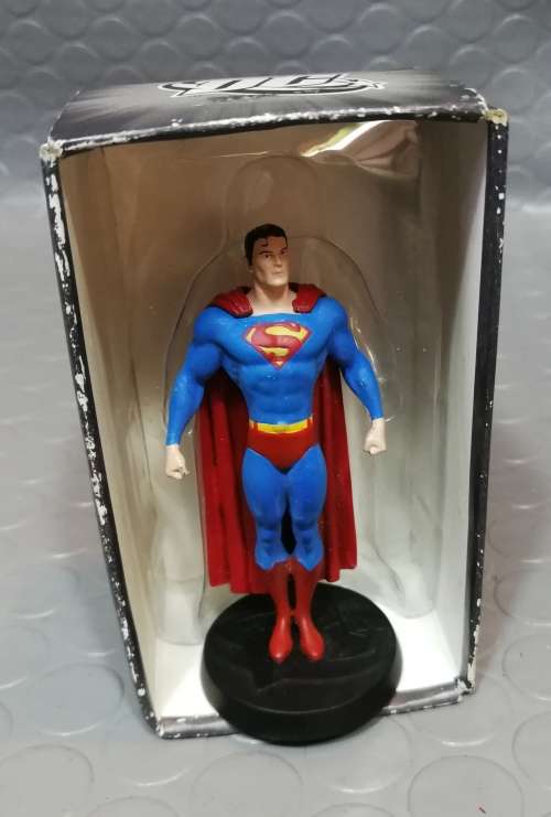 Eaglemoss Superman Hand Painted Lead Figure in box