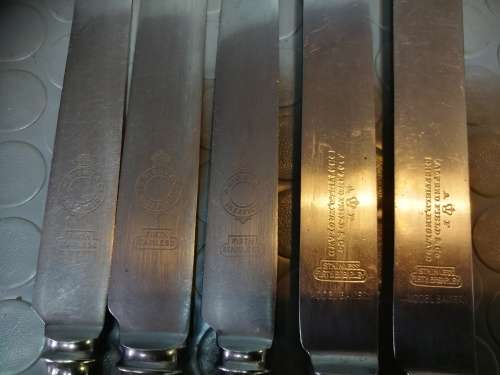 Vintage sheffield bone knives