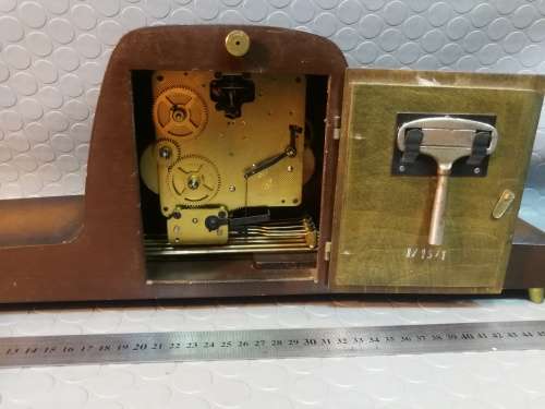 STUNNING!!! Franz Hermle 8 day Westminster Chime 1950 Mantle Clock (working)