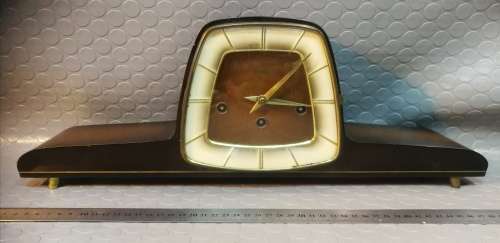 STUNNING!!! Franz Hermle 8 day Westminster Chime 1950 Mantle Clock (working)