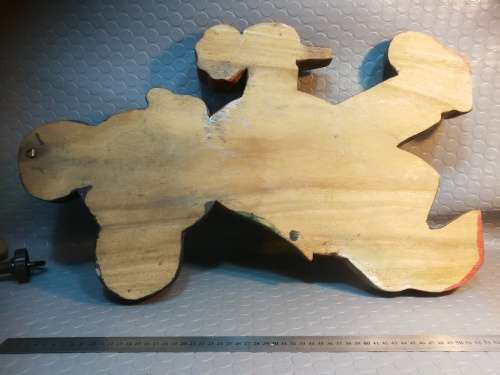 Huge!! Solid wood hand carved Mickey Mouse 720mm