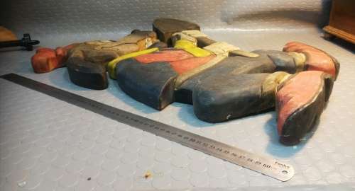 Huge!! Solid wood hand carved Goofy 720mm