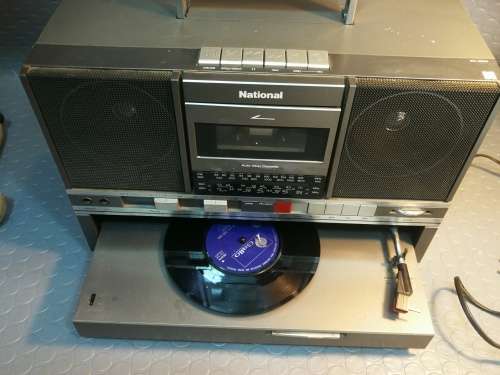 Extremely desirable!!! Vintage National Radio, Tape and turntable Radio (Working)