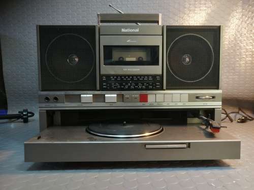 Extremely desirable!!! Vintage National Radio, Tape and turntable Radio (Working)