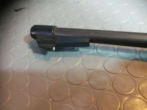 Very nice pellet gun with genuine leather rifle bag