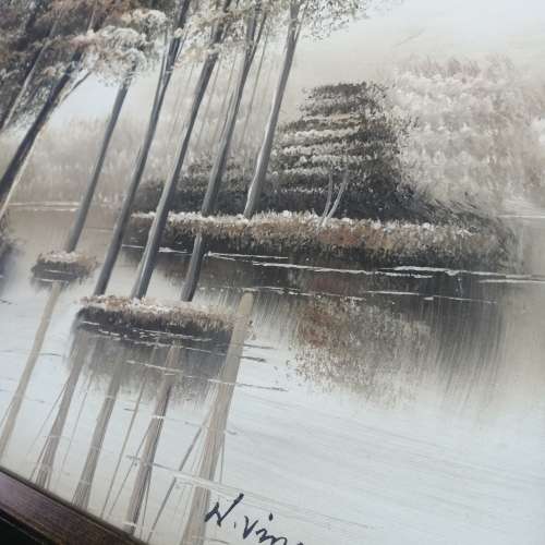 Stunning!!! Framed Original oil on Board. Signed Landscape Painting!!! 710 x 610mm