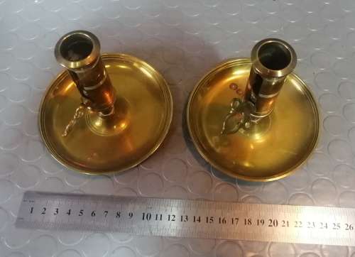 Beautiful set of heavy Candle Holders