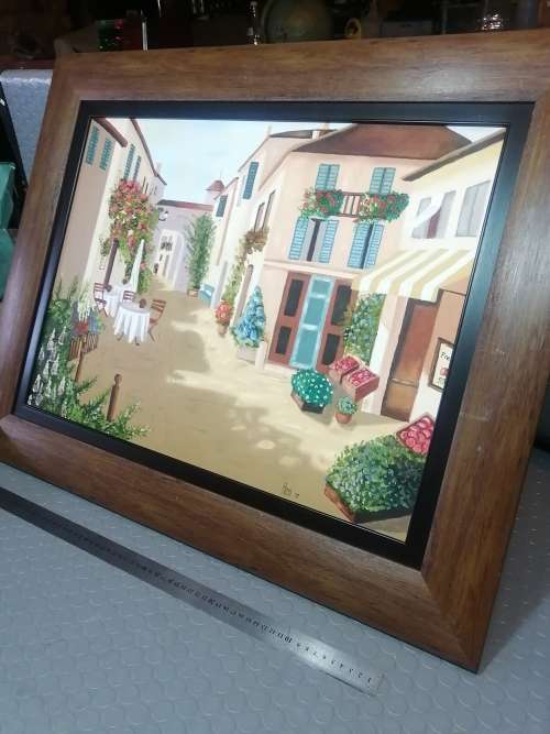 Stunning!!! Framed Original oil on Board. Signed Painting!!! 800 x 640mm