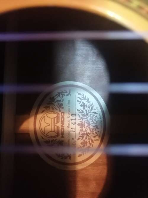 Hondo guitars H-410 6-String Acoustic Guitar in Case