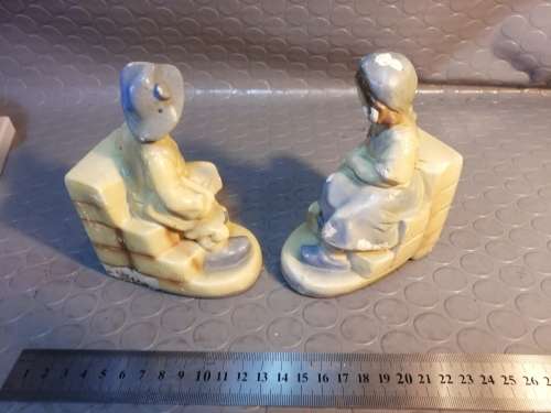 Vintage Ceramic Bookends