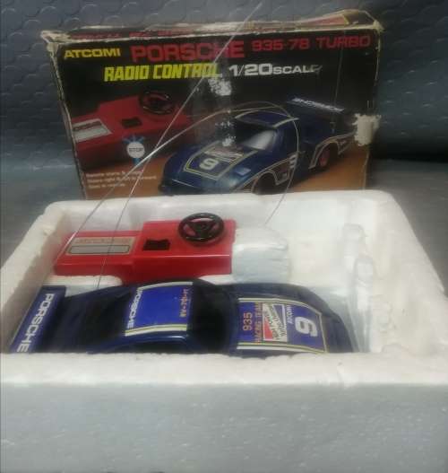 Vintage ATCOMI Porsche 935-78 Radio control car 1/20 scale