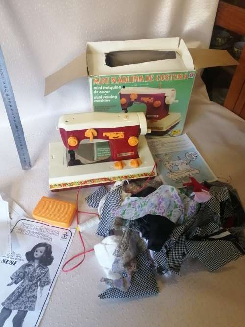 Vintage Mini Maquina de Costura portatil sewing machine combo