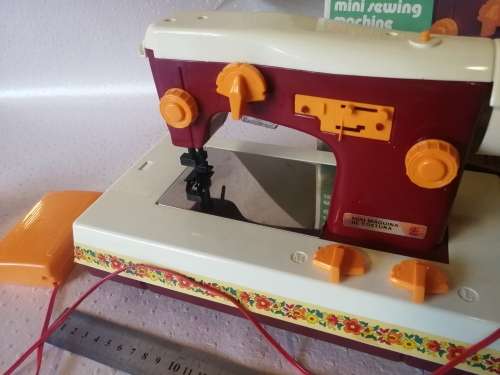 Vintage Mini Maquina de Costura portatil sewing machine combo
