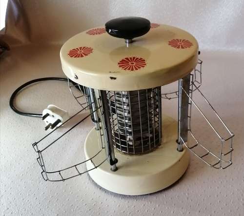 Vintage Enamel Swivel Toaster (Working)