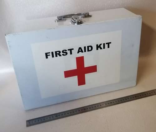 Large First Aid Metal Wall Box