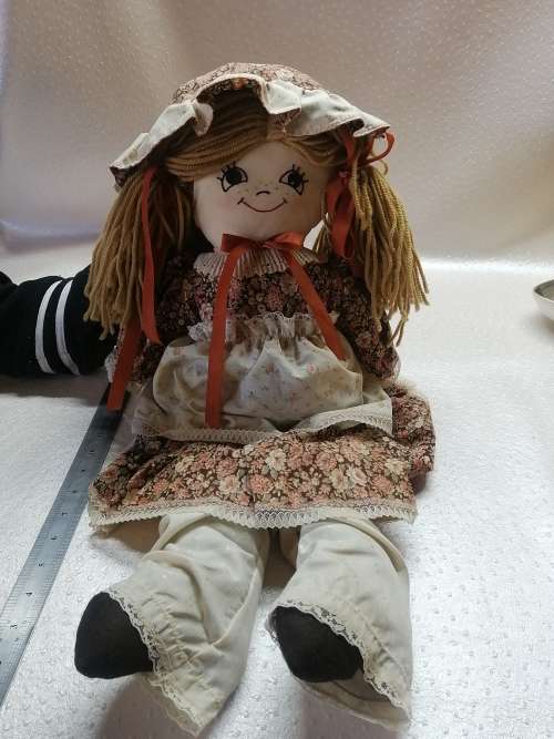 Very beautiful vintage handmade ragdoll - girl