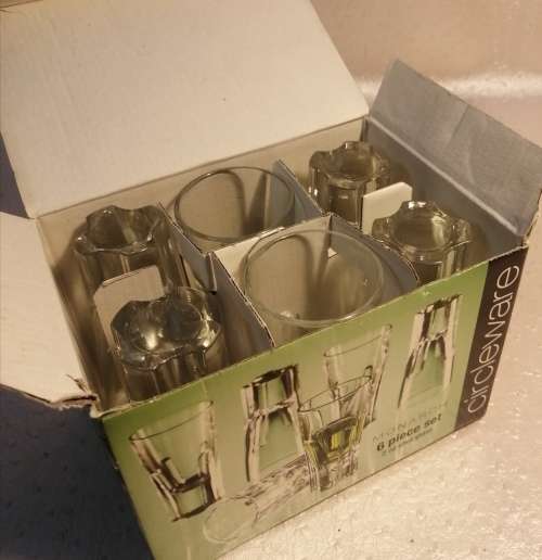 Brand New Circleware 6 piece Shot Glasses