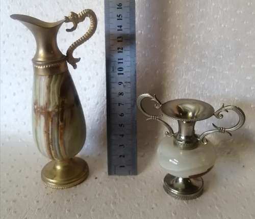 Two beautiful small marble vase