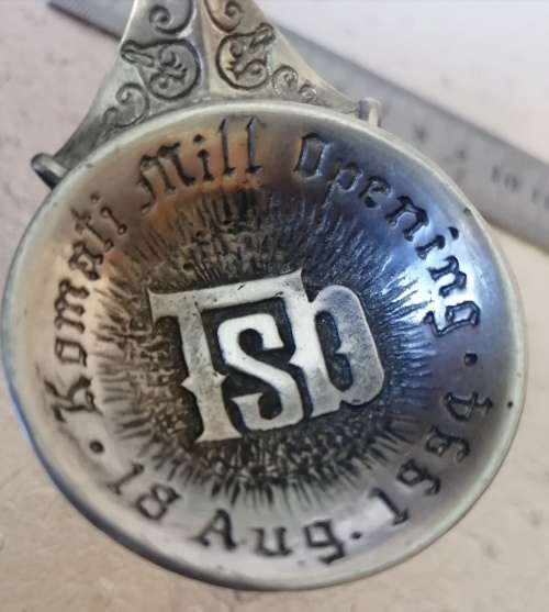TSB Komati Mill Commemorative Opening Sugar Spoon