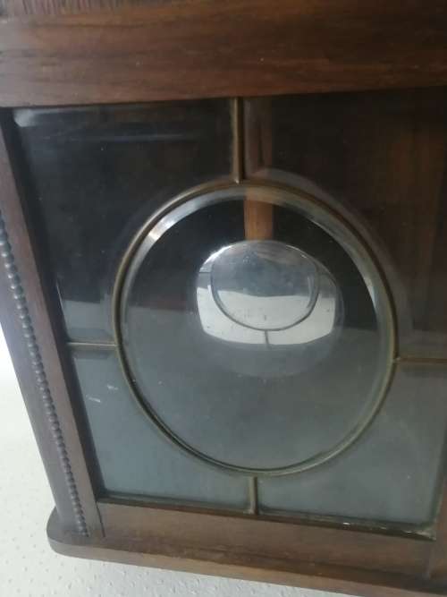 Magnificent!! Antique Large Solid Wood Longcase Clock with beveled glass