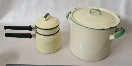 Vintage kockums enamelware made in sweden (Very good condition)