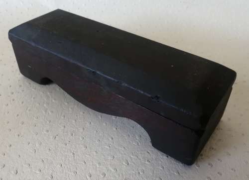 Nice Knife Sharpening Stone In Wooden Box