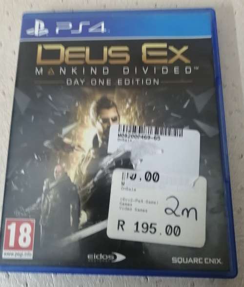 PS4 game Deus Ex